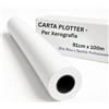 Generico Carta Plotter 91cm x 100m per Xerografia | Carta Bianca Professionale ad Alta Resa | Superficie Liscia per Dettagli Nitidi e Senza Sbavature | Rotolo Uniforme per Plotter e Stampanti Tecniche