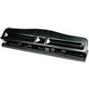 Aurora Store.it PERFORATORE A 4 FORI REGOLABILE FINO A 10 FOGLI IN METALLO COLORE NERO