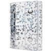 Gvvsjgdbis A8 Budget Binder Cover Clear PVC 5 Ring Binder Glitter Star Ricaricabile Notebook Shell Protector con 2 Snaps