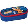 Franco Cosimo Panini Astuccio Ovale - Con Interno Organizzato - Naruto - Blu