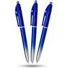 DLM Direct BIC - Confezione da 3 penne a 4 colori con sfumatura liscia, retrattili, 1,0 mm, 4 in uno, perfette per scrivere e prendere appunti