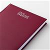 pubblienne Agenda 2026 Giornaliera Multilingue 15x21 cm con 324 Pagine con Penna Reggicellulare - Disponibile in Diversi Colori - Rubrica e Cartografia - Interni a 2 Colori - Diario Edizione 2026 (Bordeaux)