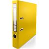 Netuno 1 raccoglitori A4 giallo a 2 anelli A4 dorso 5 cm raccoglitore in cartone ecologico riciclato per archivio ufficio faldone portadocumenti registratore ad anelli