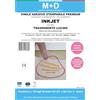 M+D Vinile Adesivo Premium - Stampabile con Stampanti Inkjet - Colore Trasparente Con Adesivo Permanente - compatibile con macchine Silhouette Cameo Brother Cricut (conf. da 10 fogli form. A4)