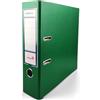 Netuno 1 raccoglitori A4 verde 2 anelli dorso 8 cm raccoglitore documenti ufficio cartone Rivestito in Polipropilene con Meccanismo a Leva organizer faldone documenti classificatore