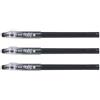 PILOT Set di 3 penne Roller FRIXION Ball Stick punta 07, colore: Nero