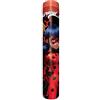 Miraculous Ladybug - Custodia tubolare in metallo, con 12 colori e temperamatite