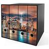 Shareprinting Set da 4 raccoglitori ad anelli - NEW YORK (H31 cm con 2 anelli)