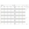 Agendepoint.it - Agenda settimanale 2025 spiralata oraria 15min plastificata 21x30cm A4 sab dom separati
