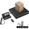 BAKAJI Bilancia Digitale Pesa Pacchi Postali per Uso Commerciale, Piattaforma Pesalettere Pesatura di Precisione con Display LCD Esterno e Carico Massimo 50 kg per Negozio, Casa, Azienda, Imballaggi