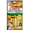 INABA Churu Meal Topper, Snack per Cani Cremoso con Pollo - 1 Pack (4 Stick x 14gr) - Condimento per Cibo Secco - Snack Cani Senza Conservanti o Coloranti Artificiali, Grain-Free