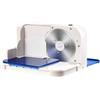PAHION Pieghevole Affettatrice Elettrica Per Carne Affettatrice Per Salumi Spessore Di Taglio Regolabile In Continuo 0-15 Mm Grande Lama In Acciaio Inossidabile Ø 190 Mm 200 Watt