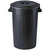 Stefanplast Bidone Imm.C/Cop.Lt. 70 Nero