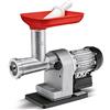 TRE SPADE Tritacarne elettrico TC 12 ECO, 0.65 HP, Taglia 12, Elica e corpo in ghisa, Piastra 6 mm, Smontaggio rapido, Per macinati hamburger e salsicce, Made in Italy