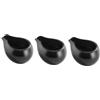 Alipis 3 Pz Forniture Per Bar Separatore Di Creme Piccola Brocca Di Latte Brocca Di Salsa Di Servizio Crema Nera Crema Di Soia Dosatore Di Salsa Lattiera Per Lattiera Tazza Ceramica Black