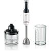 Bosch Elettrodomestici, Serie 4, Frullatore a immersione, ErgoMaster, 800 W, Bianco, MSM4W420