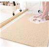 PALVJIE Tappetino da doccia, 80 x 120 cm, in PVC, antimuffa, tappetino da bagno in luffa per bagno e vasca da bagno, antiscivolo in luffa interna, ad asciugatura rapida
