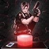 Lampephoto.fr - Lampada 3D Res evil, Decorazione per Camera da Ragazzo Lampada 3D Res evil oggetto Gaming Gamer Videogiochi Idea Regalo Decorazione Idea Regalo Natale Adolescente Originale TOP