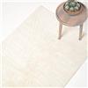 Homescapes - 100% cotone lavabile Tappeto annodato - Union Jack Pianura opaco goffrato - Crema Avorio - 50 x 80 cm - Tappetino da bagno o Rug Interni