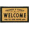 Comart - Zerbino Stay in Cocco - 40x70 cm - Tappeto Aciugapassi - per Ingresso Esterno e Interno - Antiscivolo - Antipioggia - Zerbino Fuori Porta - Facile da Pulire - Regalo per la Casa - Friends