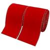 FACAIIO Set di 2 rotoli di nastro in velluto rosso, lunghezza 4,6 m, per progetti creativi