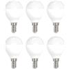 A2ZWORLD 6 Pezzi Lampadina LED E14 G45 12W 1160LM 220V, Bianco Caldo 3000K, Mini Globo G45 Super Luminoso, Angolo 180°, D45X85mm