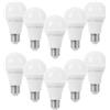 Optonica Lampadina Led Risparmio Energetico Attacco 11W E27 220V Goccia Lunga Durata Universale (Pezzi 10, 4500° K)