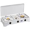 CFParker Parker Fornello 3 fuochi a gas Metano per uso esterno Made in Italy - 5324/MT