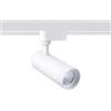 TOT ELECTRIC Faretto Proiettore led 15W Bianco Orientabile per Binario Monofase Direzionabile luce Calda Naturale Bianca CCT 3 in 1