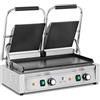 Royal Catering RCPKG-3600-M Doppio grill a contatto ondulato + liscio, 3.600 W, elettrogrill a contatto