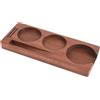 LOVIVER Espresso Tamping Station Supporto Accessori Organizer in Legno Funzionale con Base Antiscivolo per Mantenere Ordine Strumenti Caffè Adatto per Cucina, 51 53mm