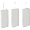 COSE DA CASA Set 3 Evaporatori Umidificatori per Termosifoni radiatori in Coccio Bianco Con Ganci in Metallo Deumidificatori per Stufe Accessori Riscaldamento Ambiente Confortevole