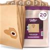 Vellto 20x Vellto Sacchetto per Aspirapolvere Compatibili con MacAllister MVAC004 1250 MAC 1400 30L MEWVP 40L E TE-VC 18/10 2025 TC-VC 1812/1S 18/15 1820 1825 1815S BT-VC 1250S Sacchetti di Ricambio Sacca