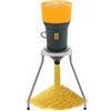 lalaleny Macinino elettrico per cereali con 5 filtri abrasivi per cereali, mais, cereali, grano, mangimi, mulino per farina (tipo B, 1000 W 25L)