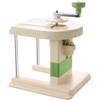 Feizikaw Taglia Puntarelle Grattugia per verdure manuale per cavolo: grattugia per cavolo rosso, affettatrice per cavolo tagliuzzato a manovella per uso domestico in cucina (Green, 20x20x15cm)