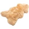 Decorating Sheepskins Pelle di pecora merino di alta qualità, inodore, vera pelliccia di agnello, colore grigio, morbida e soffice, per sedie, pecora, pelle di (Beige/Pesca, 110 x 120 cm)