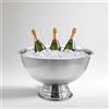 Spetebo Progettazione champagne in acciaio di acciaio ciotola Ø 40 cm