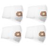 vhbw 20x sacchetto compatibile con Kärcher CV 38/2, CV 38/2 Adv, CV 38/1 Tornado aspirapolvere - microfibra, 40,45cm x 25,6cm Bianco
