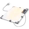 Mi-Heat Riscaldamento da scrivania a infrarossi, 36 x 45 cm, piastra termica 117 W, per ufficio, casa, ufficio, casse, banchi di ricezione, informazioni sotto tavolo, supporto magnetico