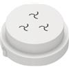 Pastidea - Trafila in POM Fusilli A3 13mm Rigati Compatibile con Philips Pasta Maker Avance e Serie 7000