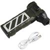 Qualoramall Soffiatore portatile per veicoli, 110000 giri/min, motore brushless, turbo alimentato con corpo in metallo ABS, per dettagli interni dell'auto, tastiera e pulizia della casa, (verde)