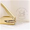 SHWorkshop The Library of Book Lover Gifts - Goffratrice a forma di gatto, personalizzabile