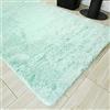 Carpeto Rugs Tappeto Salotto Moderno Peloso - Tappeto Camera da Letto Morbido - Tappeti Moderni Soggiorno Pelo Lunga - Tappeto Cameretta Grande - Menta Verde - 200 x 300 cm