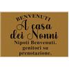 Generico Benvenuti a Casa dei Nonni Tappeto Zerbino Per Interni Casa Cucina Decorazioni Idea Regalo Nuova Simpatica Addobbi Arredo Anti-sporco Personalizzato Famiglia 40x100cm Antiscivolo Ingresso amore