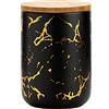 OnePine 800ml/27 oz Vaso Ceramica per Alimenti, Barattoli da Cucina Moderni con Coperchio Ermetico, Barattolo Sale Zucchero Caffe, per Casa e Cucina