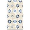 Panorama Tappeto in Vinile - Tappeti in PVC Grandi - Tappeto da Cucina, Corridoio e Soggiorno - Modello Vera Blu 60x110 cm