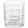 Brandani 51322 BICCHIERE QUADRATO SET 6 PZ VETRO, cm d 8x9h, 300 ml, fondo robusto tipico dei bicchieri da scotch e whisky, perfetti anche per acqua o qualsiasi bevanda si preferisca!