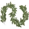 Nishiyuenyi Ghirlanda Natalizia, 2m Ghirlanda PVC, Decorazioni Natalizie Allaperto Dellinterno, Festoni Turchese Natalizi, Ghirlande per Scale, Finestre,Camino,Porte,Festa di Natale, verde pino