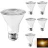 MODOAO 6 Pack PAR20 LED Bulb,PAR20 E27 LED Light Bulbs, E27 Medium Screw Base, 7W Not Dimmable, Spotlight, 50W Halogen Equivalent, LED Spot Light Bulb, 3000K Soft Warm White, 40 Degree Beam Angle