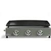 LIVOO - Piastra gas 3 bruciatori DOC234 - potenza totale di 7,5 kW, 62 x 34,5 cm di cottura, 6-8 persone, butano e propano